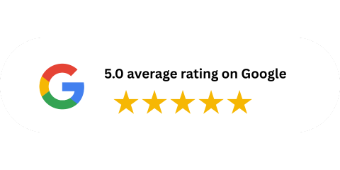 Average rating on Google