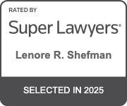 mybadge Super Lawyers Badge of Lenore R. Shefman for 2025
