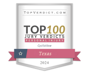 JURY VERDICTS (180 x 150 px) Top 100 Jury Verdicts in Texas Badge