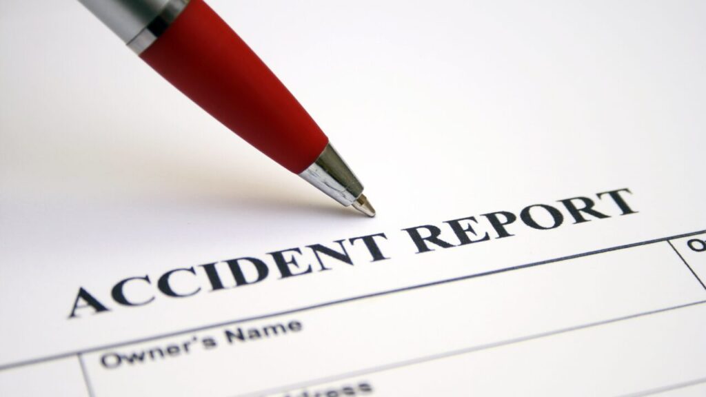 Accident Report Document Title