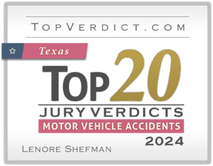 Top 20 Motor Vehicle Accident Jury Verdict Texas 2024 - Lenore Shefman