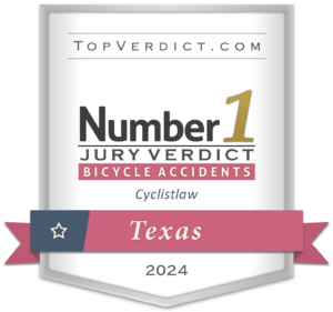 Number 1 Bicycle Accident Jury Verdict Award in Texas 2024 for Cyclistlaw